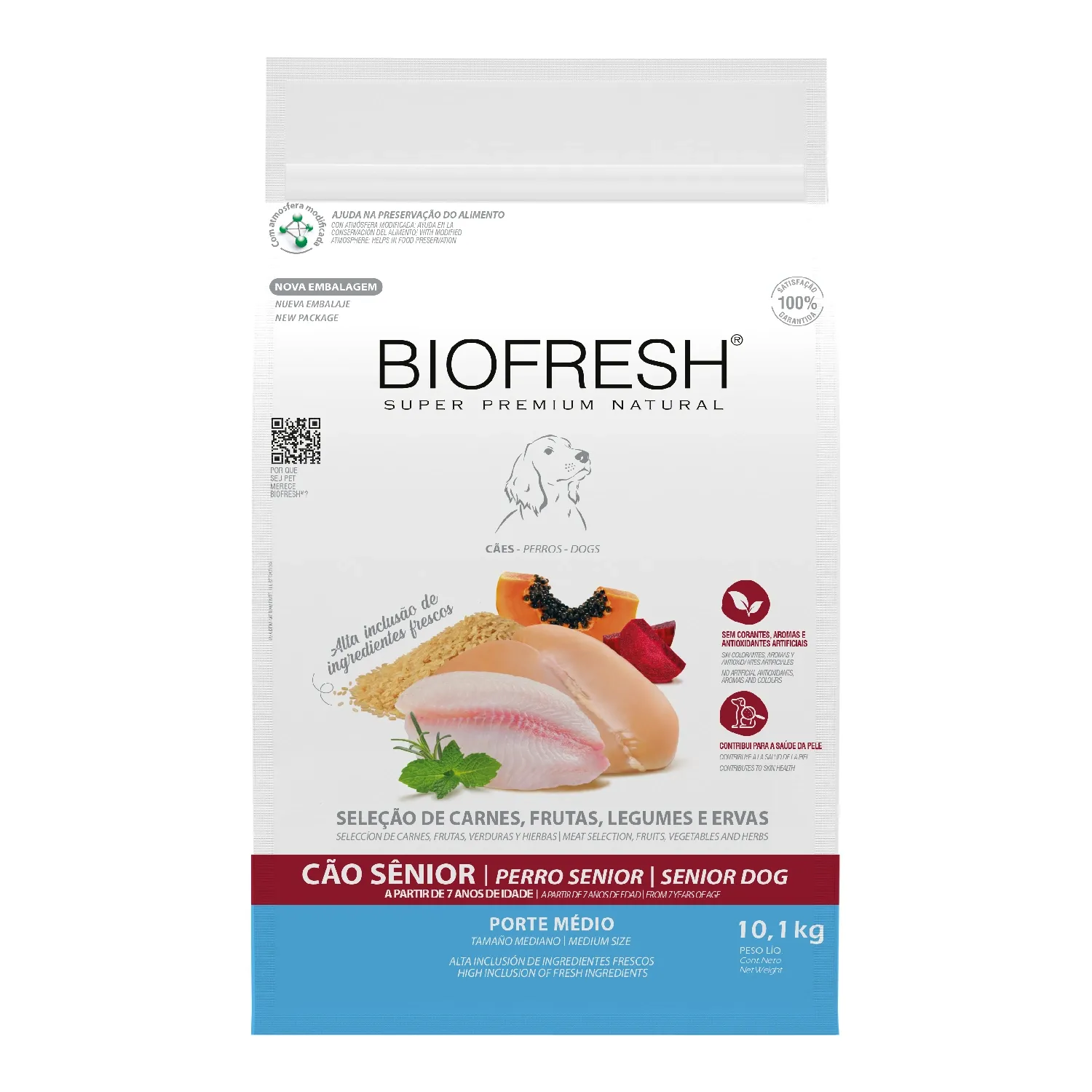 Ração Biofresh Cães Sênior Raças Médias